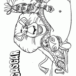 madagascar para colorir