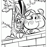 madagascar para colorir