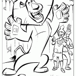 madagascar para colorir