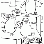madagascar para colorir