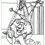 madagascar para colorir