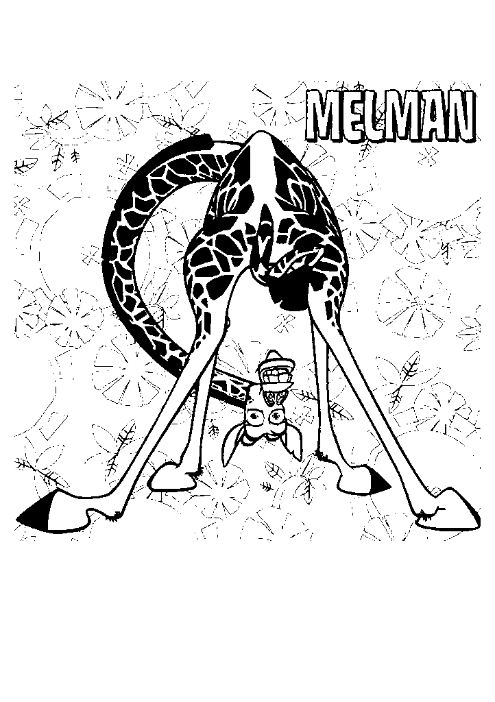 madagascar para colorir