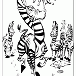 madagascar para colorir