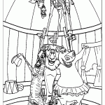 madagascar para colorir