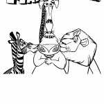 madagascar para colorir