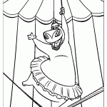 madagascar para colorir