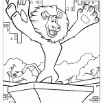 madagascar para colorir