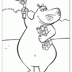 madagascar para colorir