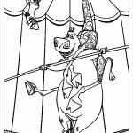 madagascar para colorir