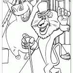 madagascar para colorir