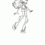 Monster high para colorir