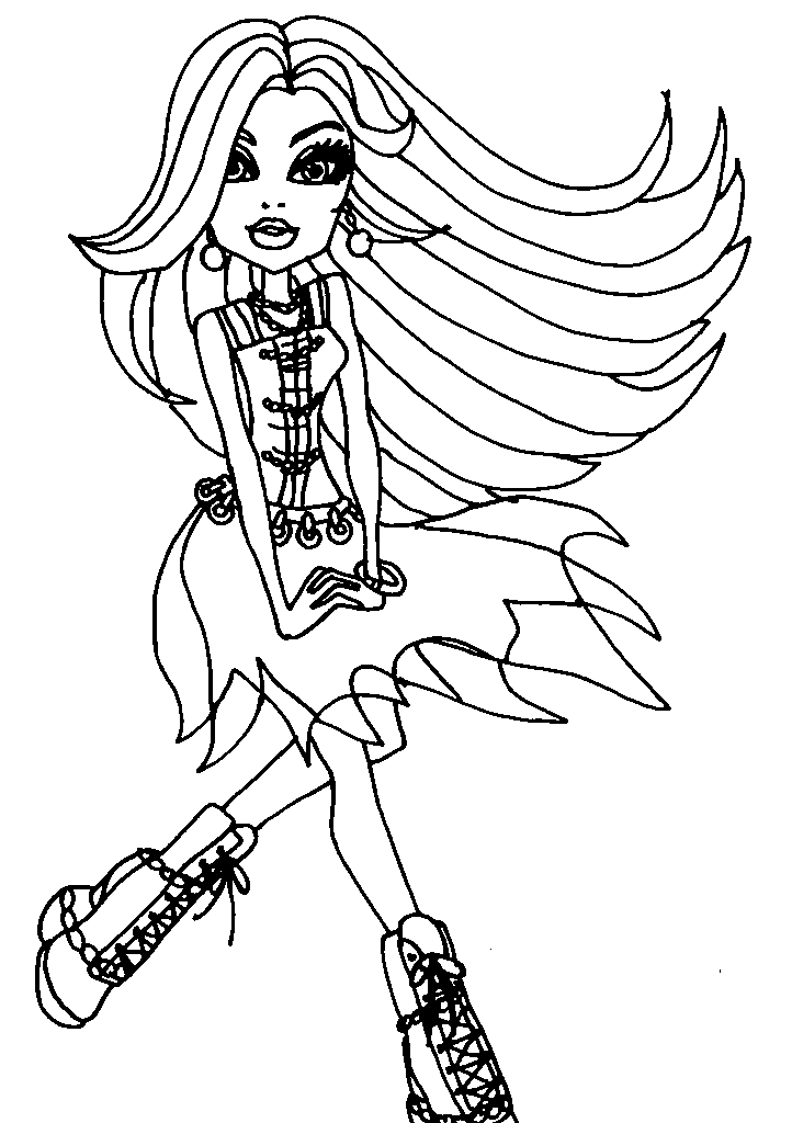 Monster high para colorir