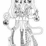 Monster high para colorir