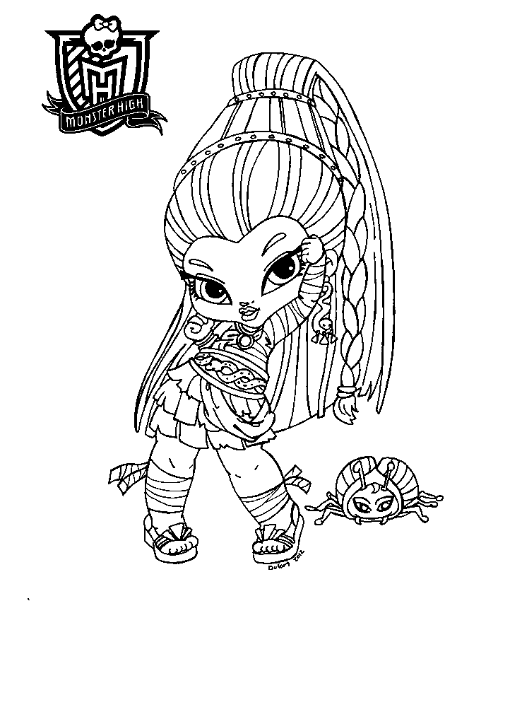 Monster high para colorir
