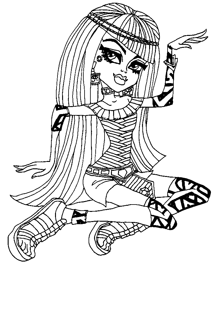 Monster high para colorir