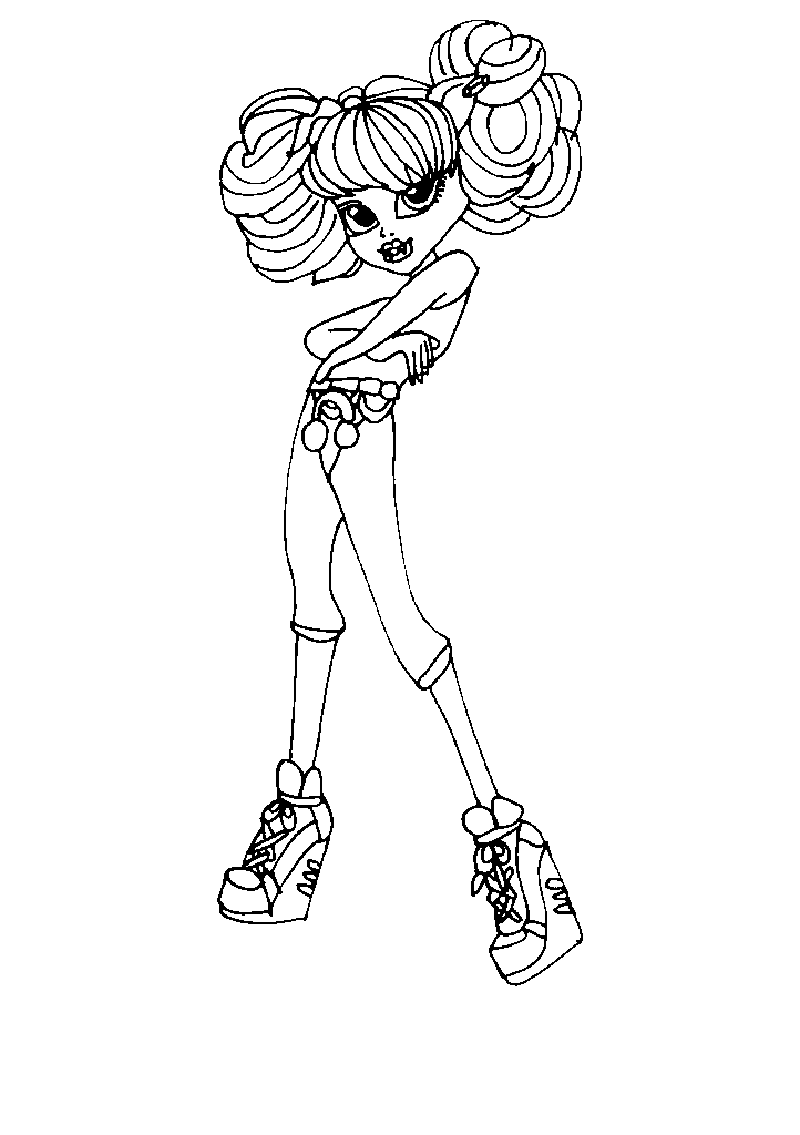 Monster high para colorir