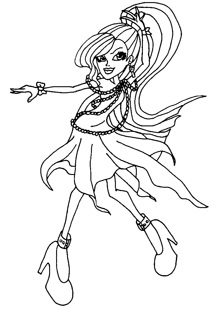 Monster high para colorir