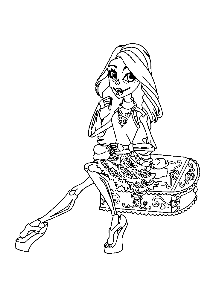 Monster high para colorir
