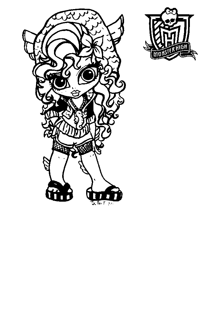 Monster high para colorir