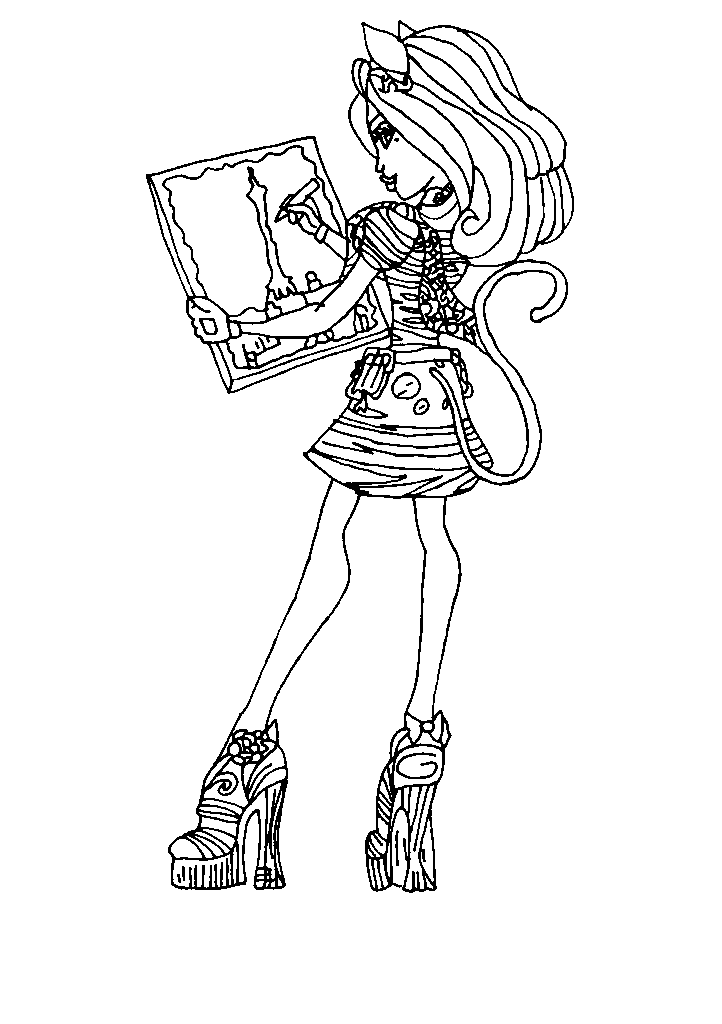Monster high para colorir