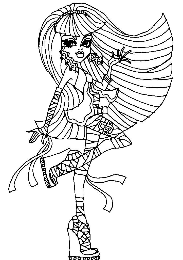 Monster high para colorir