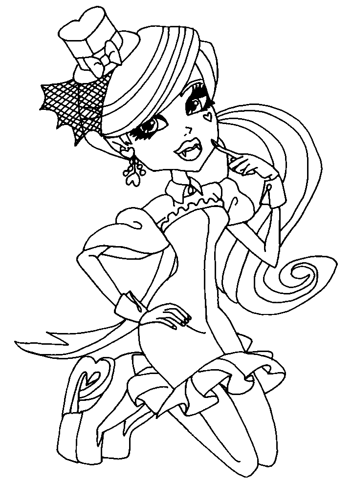 Monster high para colorir