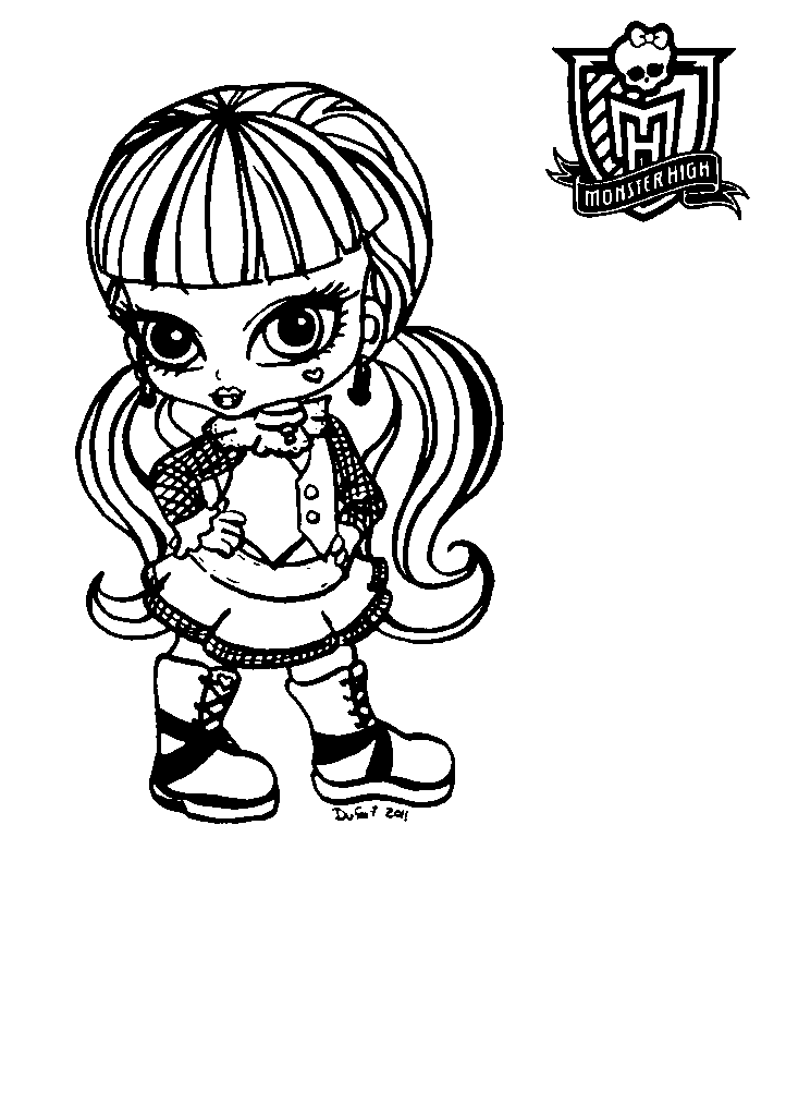 Monster high para colorir
