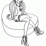 Monster high para colorir