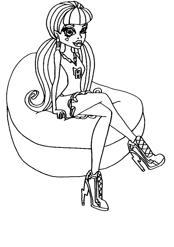 Monster high para colorir