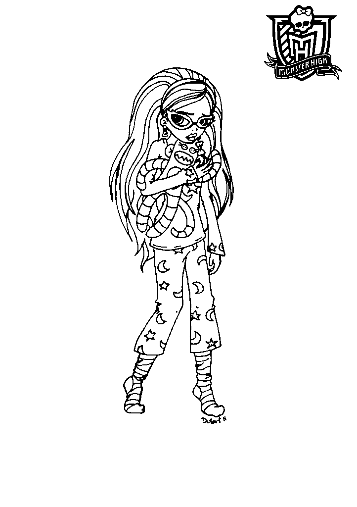 Monster high para colorir