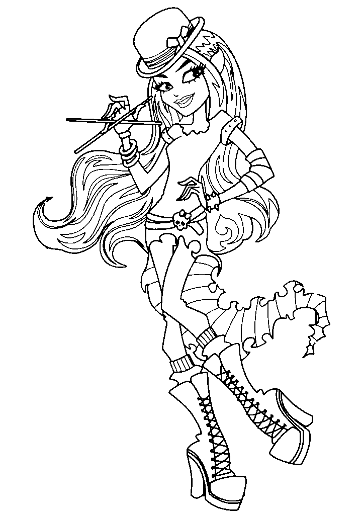Monster high para colorir