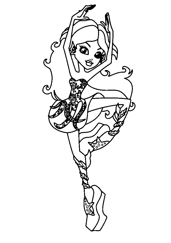 Monster high para colorir