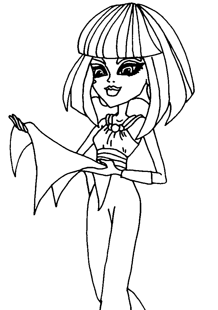 Monster high para colorir