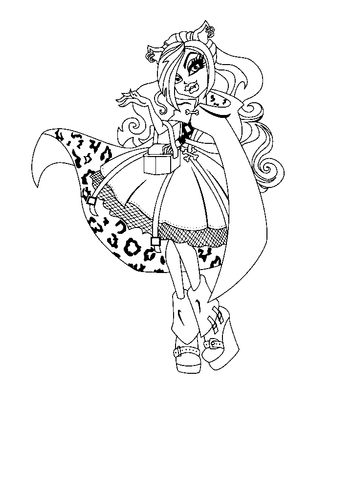 Monster high para colorir