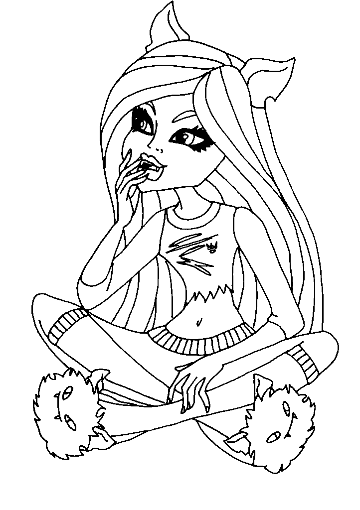 Monster high para colorir