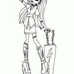 Monster high para colorir