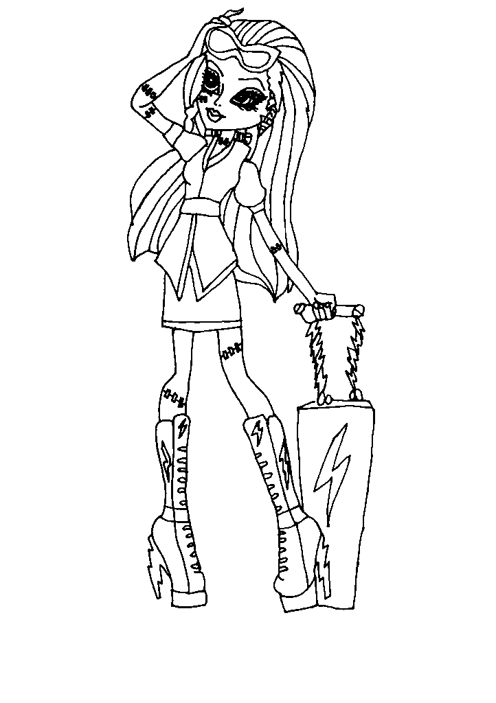 Monster high para colorir