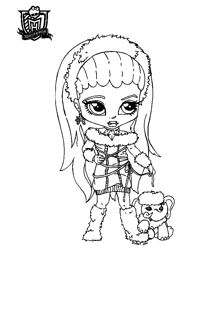 Monster high para colorir