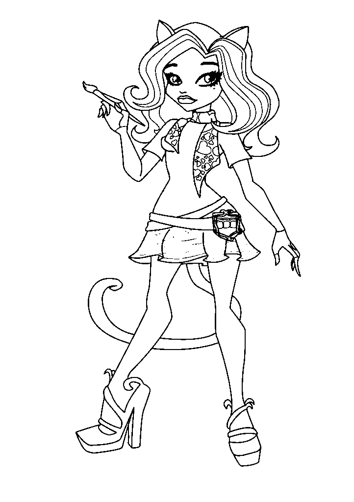 Monster high para colorir