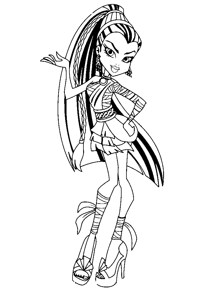 Monster high para colorir