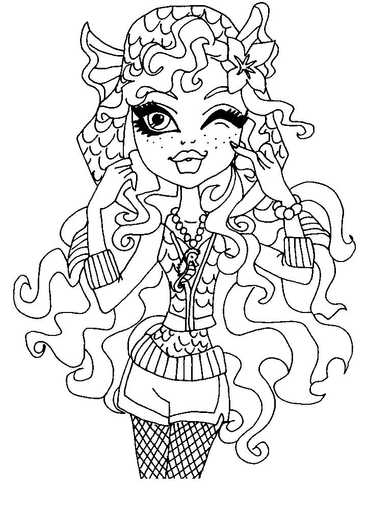 Monster high para colorir