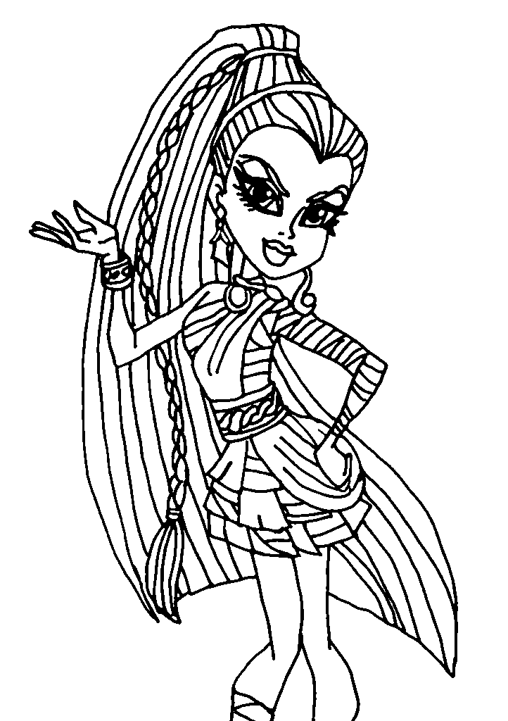 Monster high para colorir