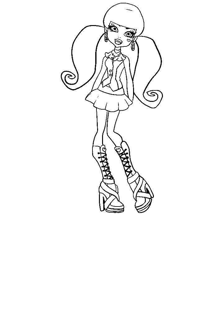 Monster high para colorir