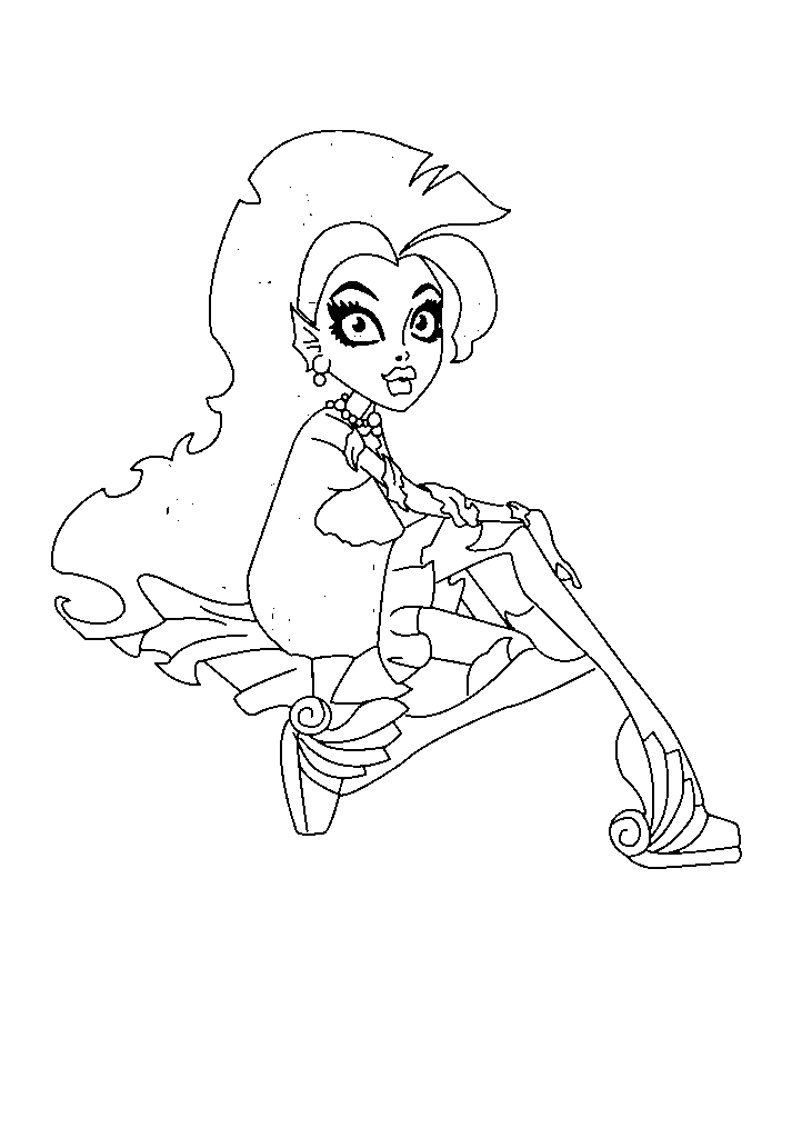 Monster high para colorir