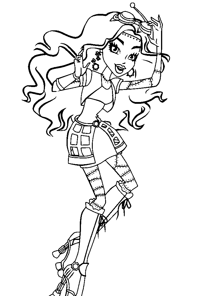 Monster high para colorir