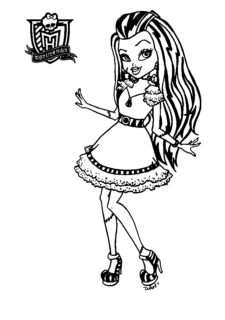 Monster high para colorir