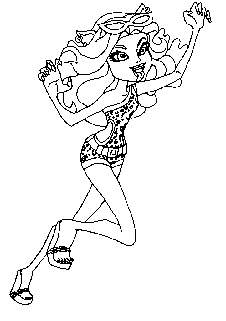 Monster high para colorir