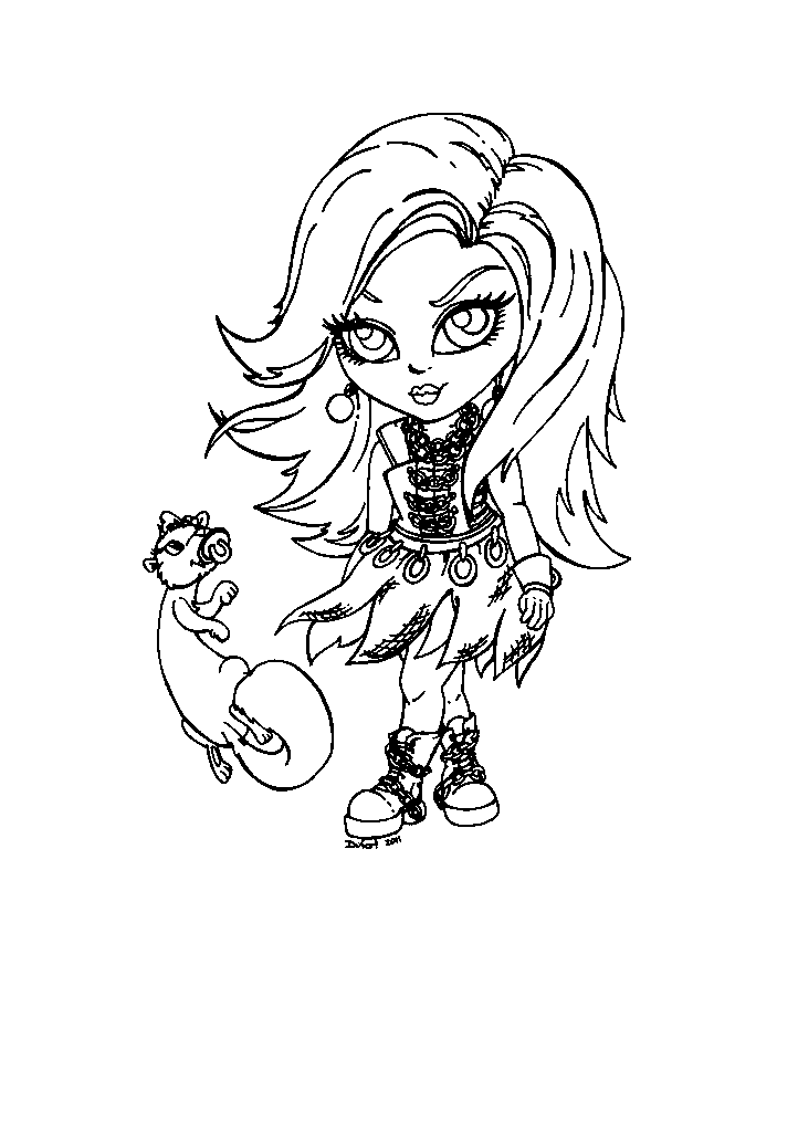 Monster high para colorir