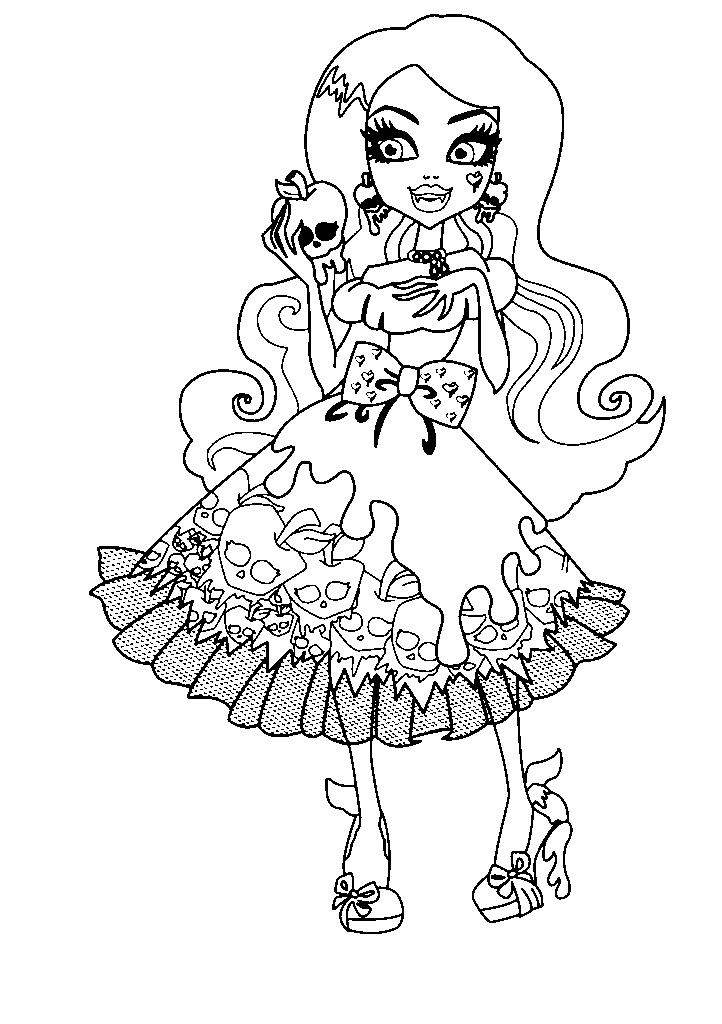 Monster high para colorir
