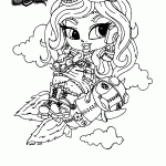 Monster high para colorir
